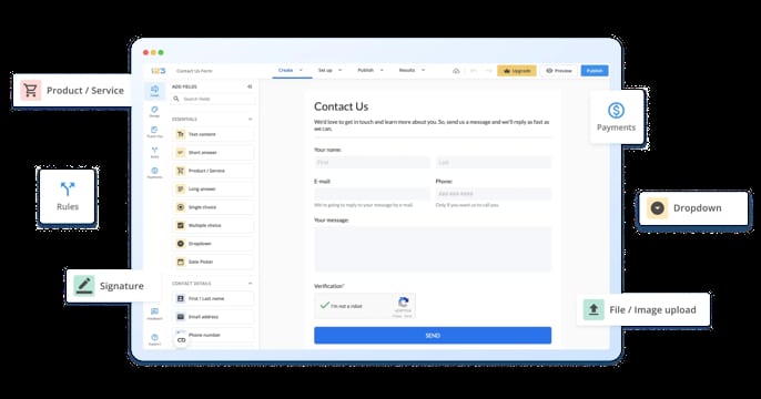 123FormBuilder screenshot