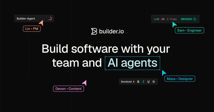 Builder.io screenshot