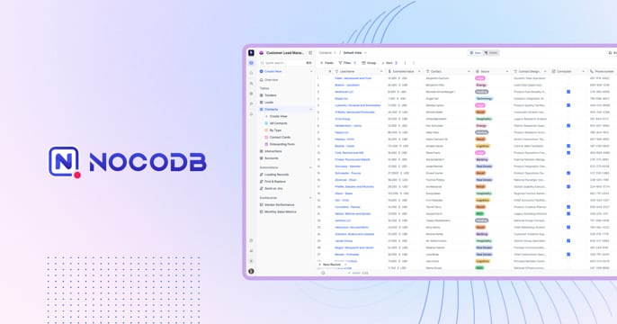NocoDB Cloud screenshot