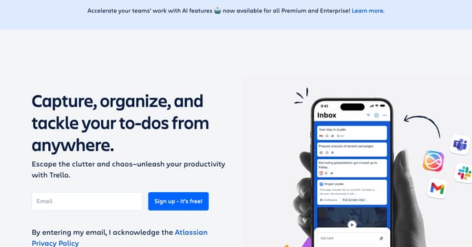Trello screenshot