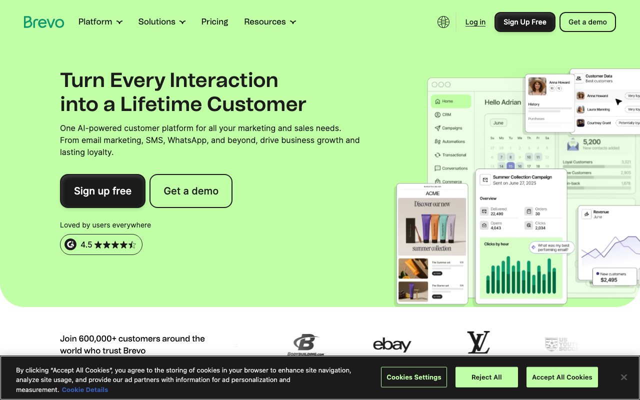Brevo screenshot