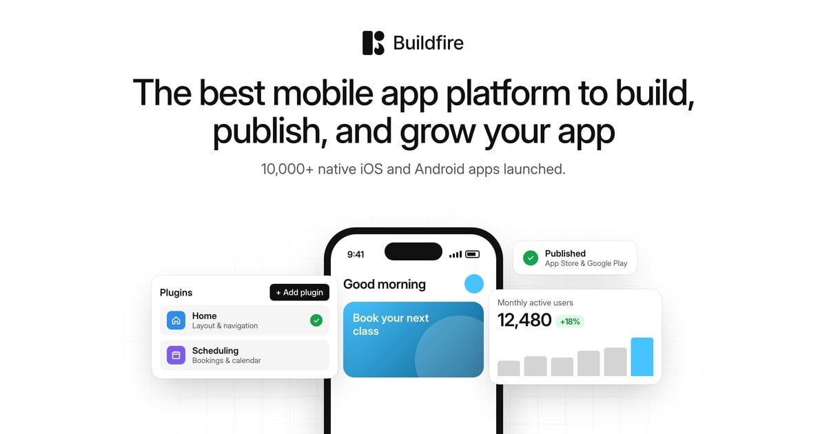 Buildfire screenshot
