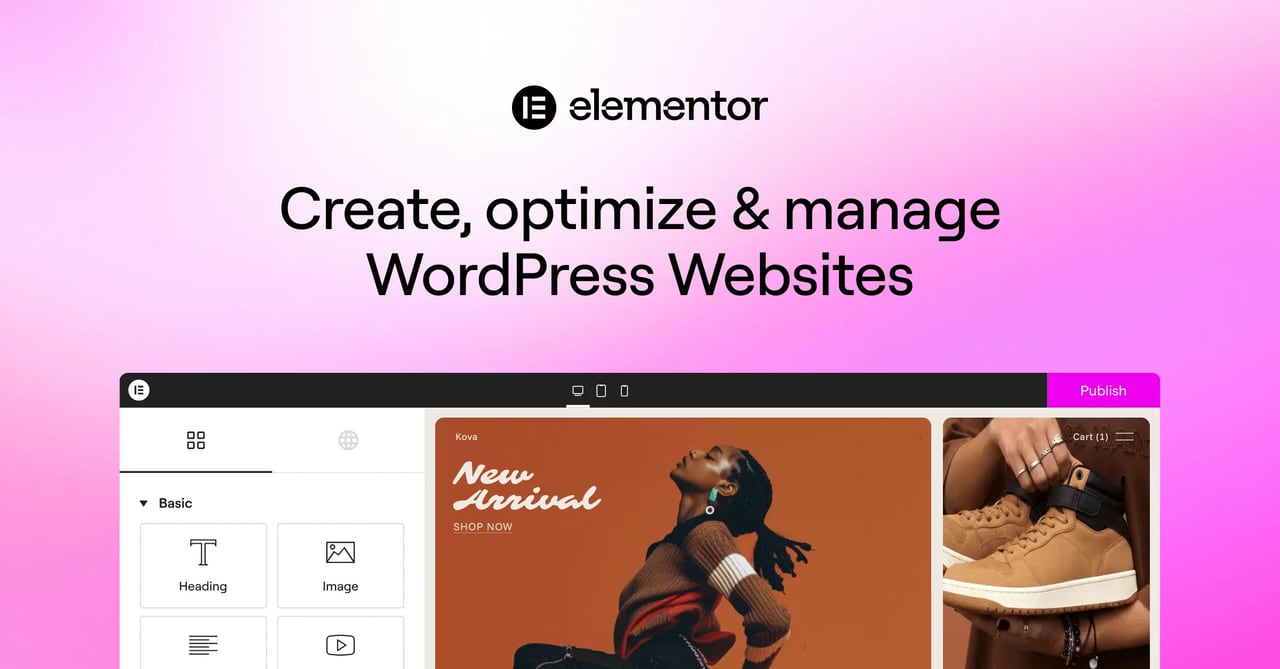 Elementor screenshot
