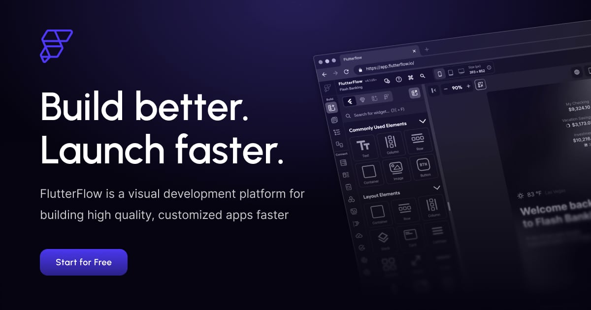 FlutterFlow screenshot