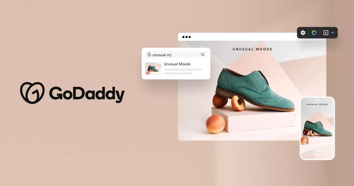 GoDaddy screenshot
