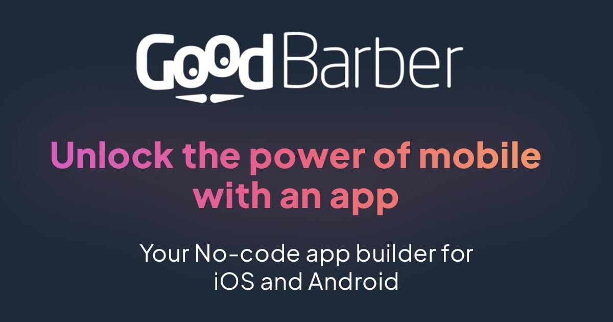 GoodBarber screenshot