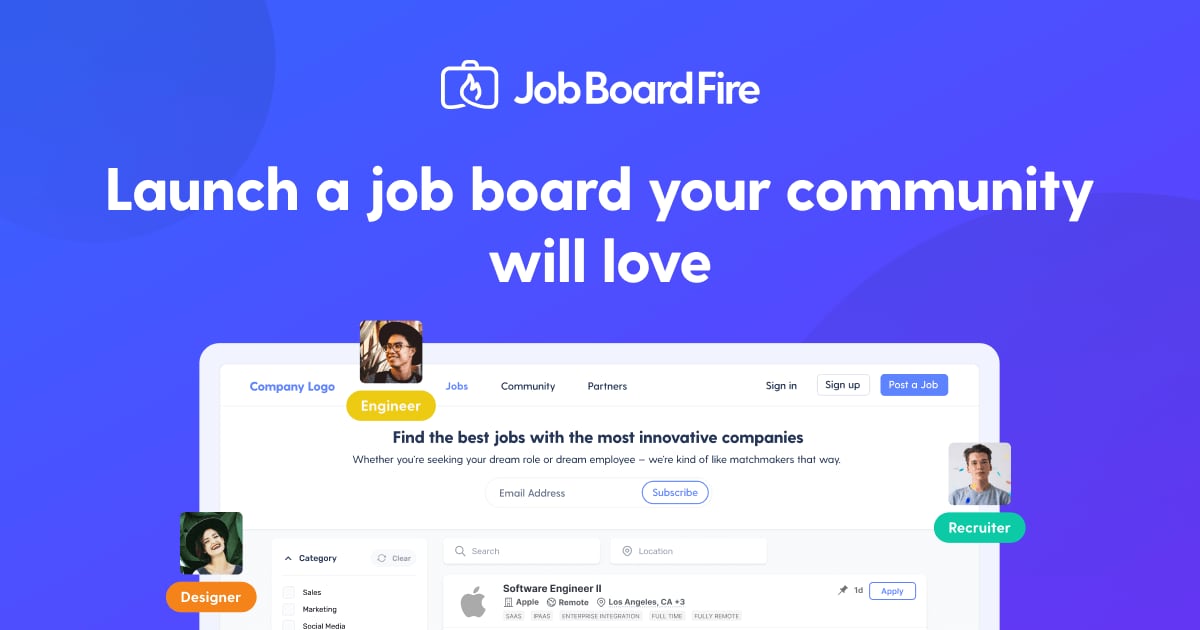Job Board Fire primary screenshot