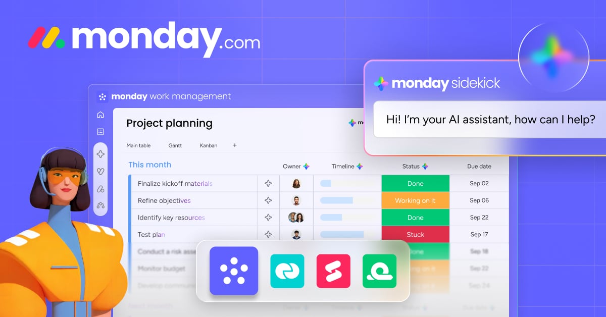 monday.com screenshot