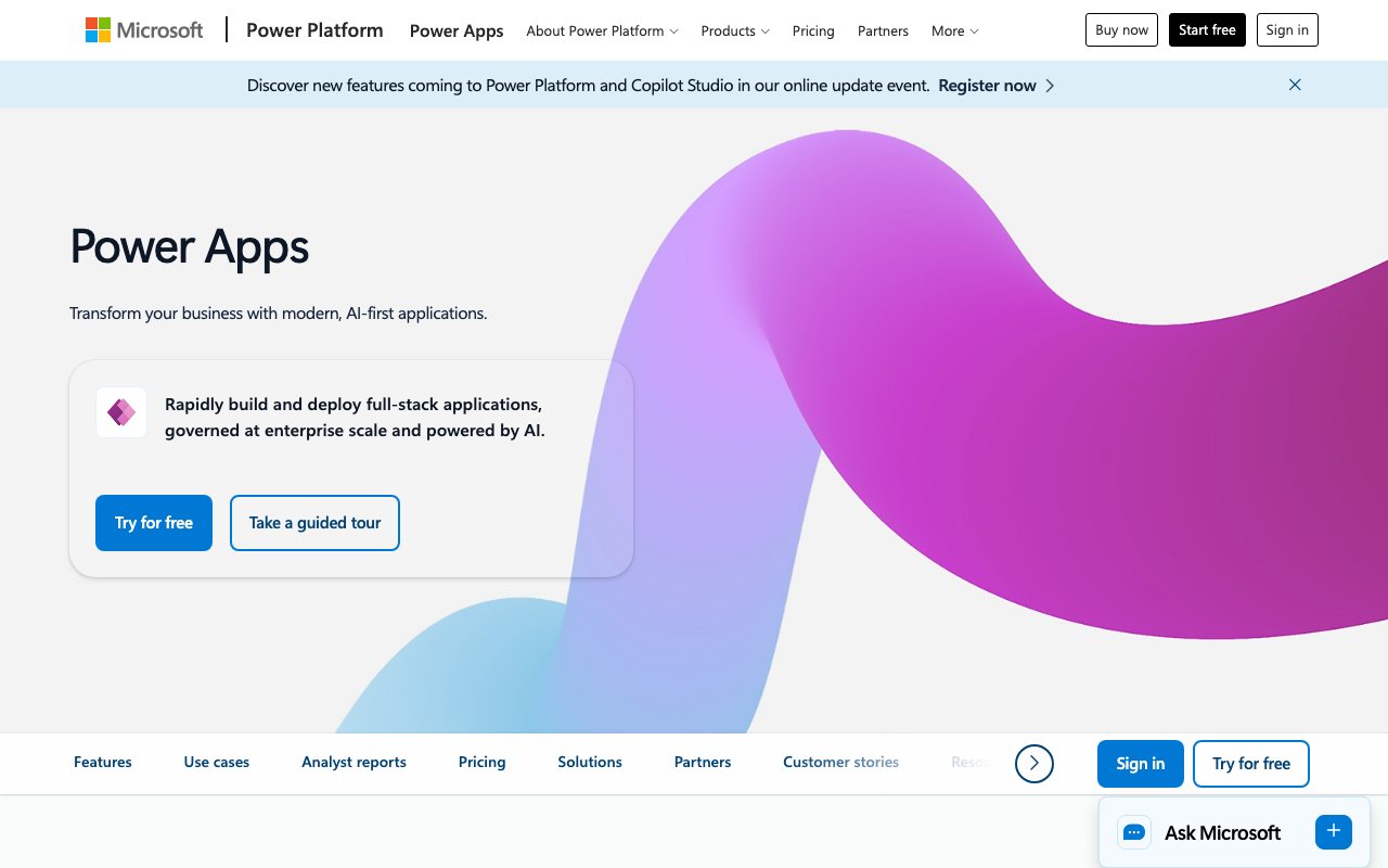 Power Apps screenshot