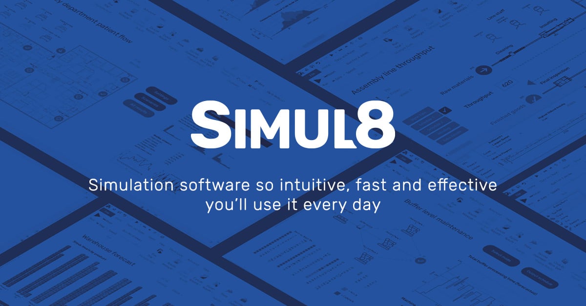 Simul8 primary screenshot