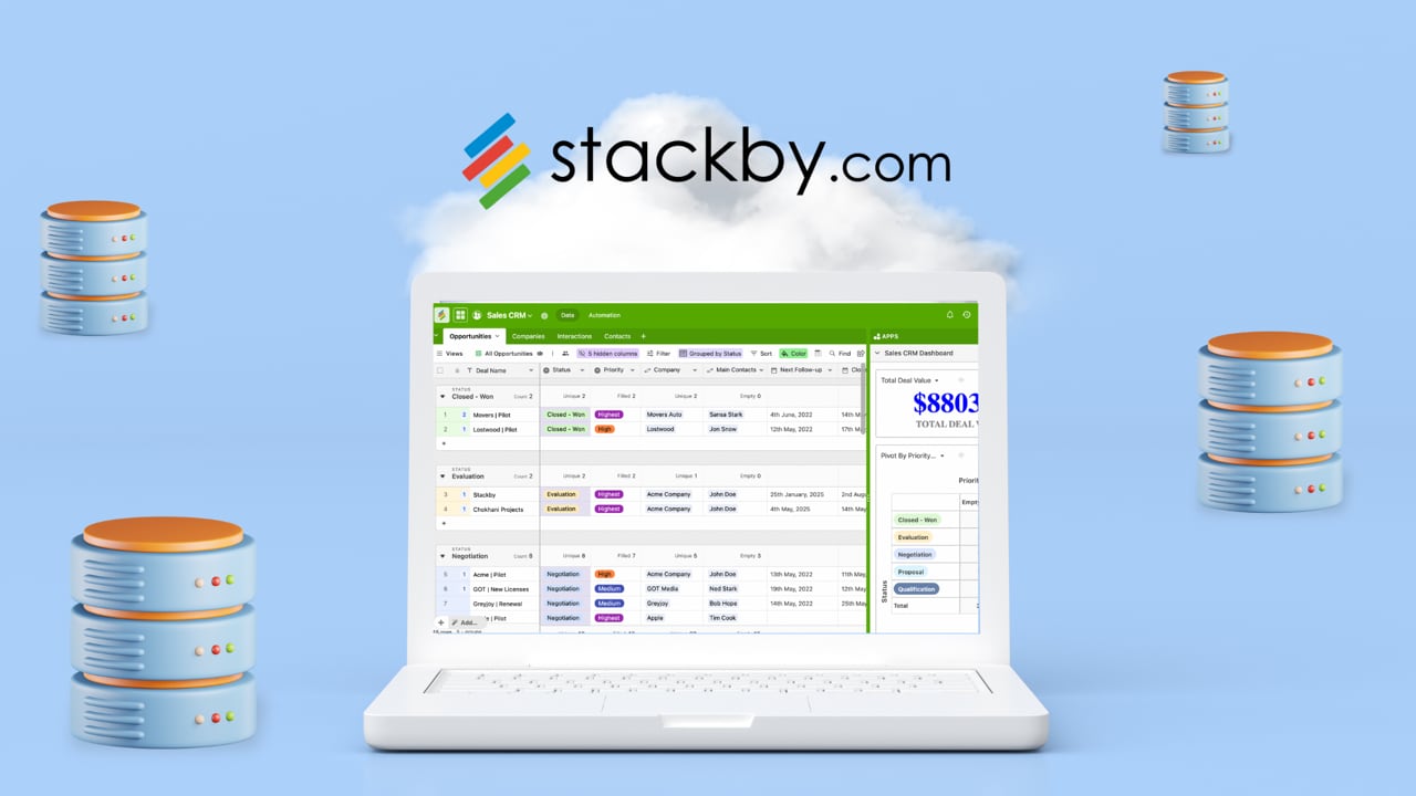 Stackby screenshot