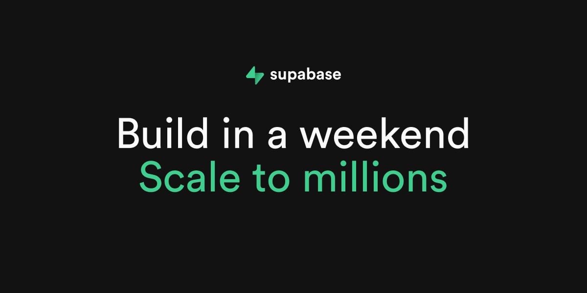 Supabase primary screenshot