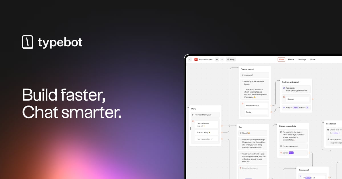 Typebot screenshot